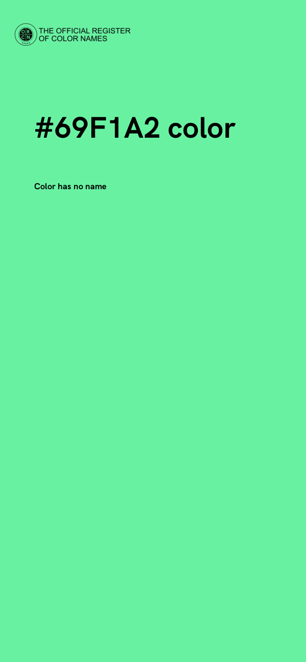 #69F1A2 color image