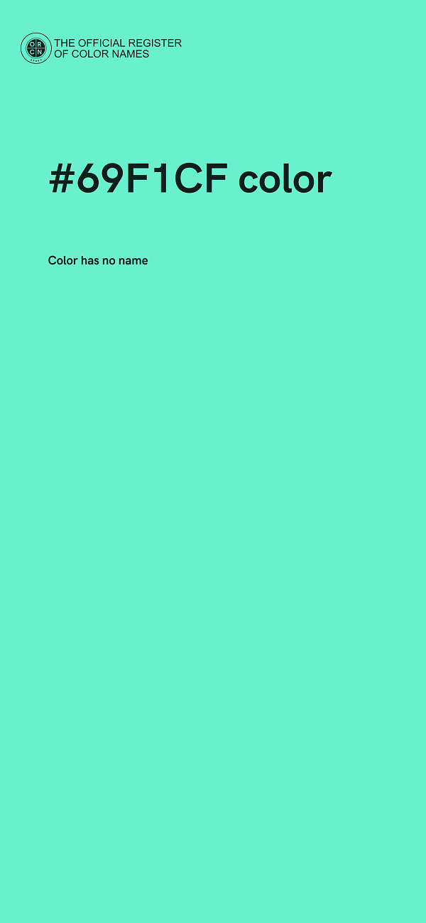 #69F1CF color image