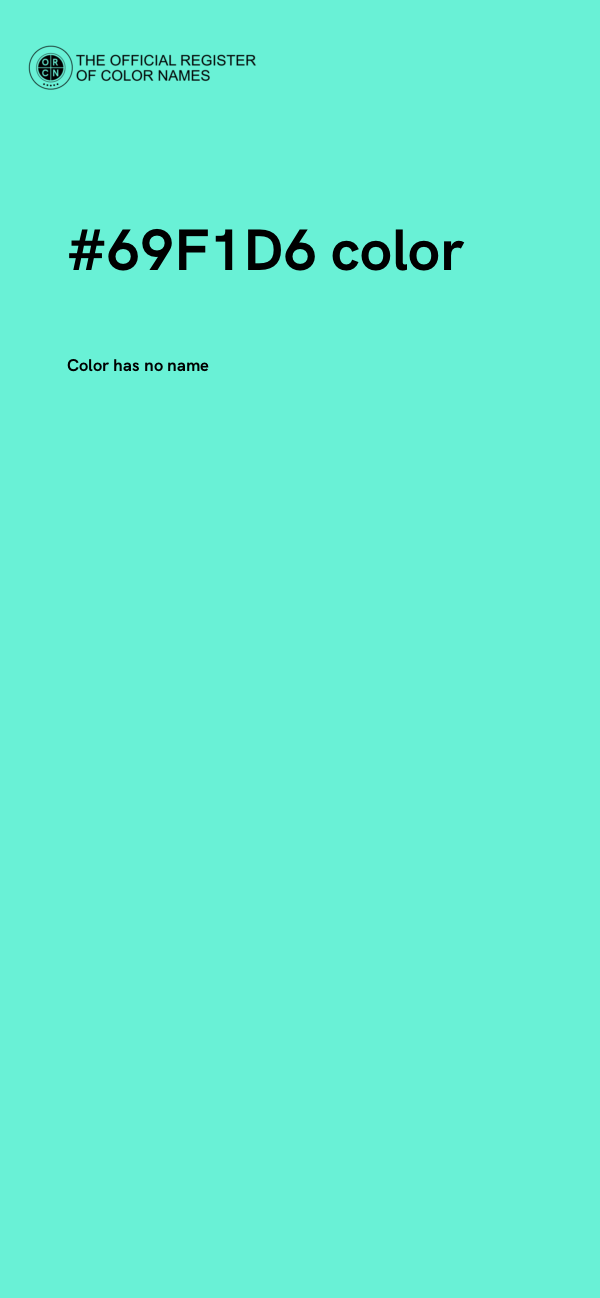 #69F1D6 color image