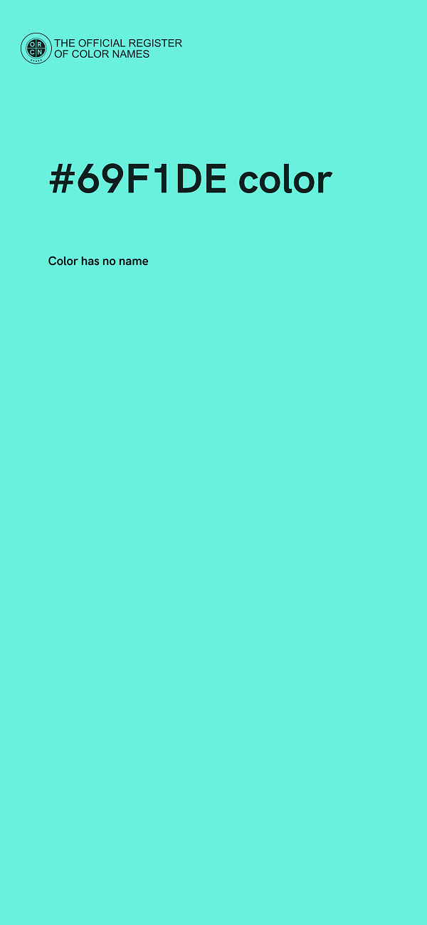 #69F1DE color image