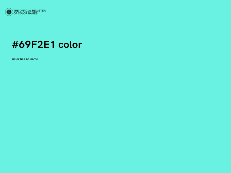 #69F2E1 color image