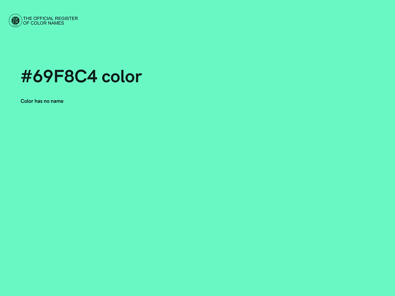#69F8C4 color image
