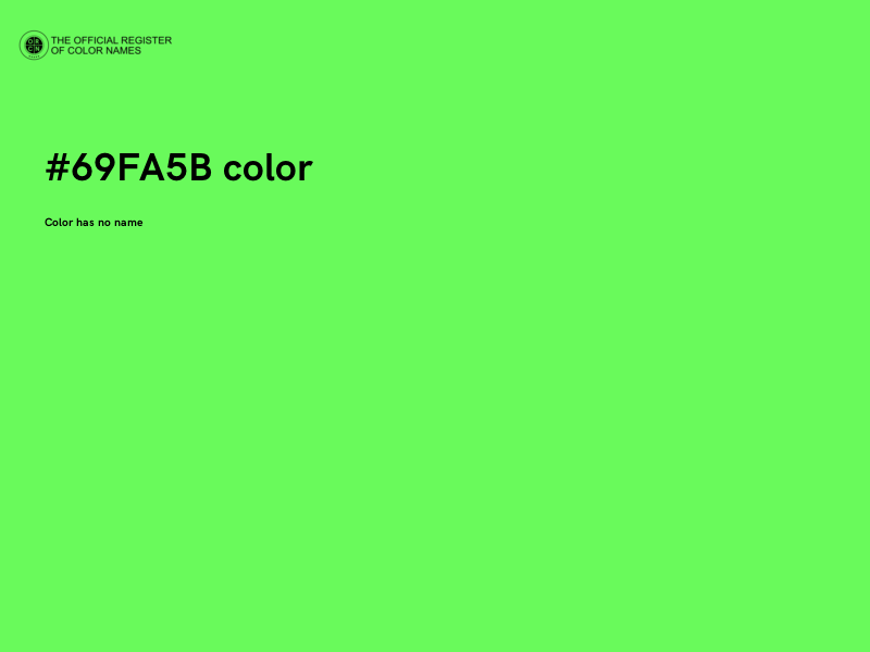 #69FA5B color image