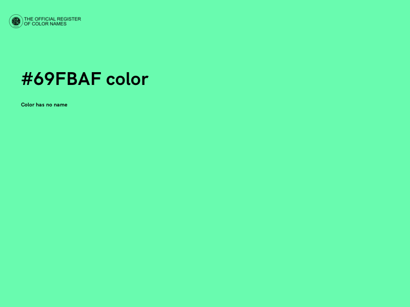 #69FBAF color image
