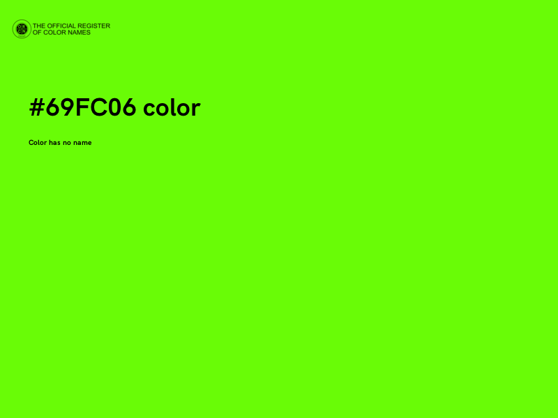 #69FC06 color image