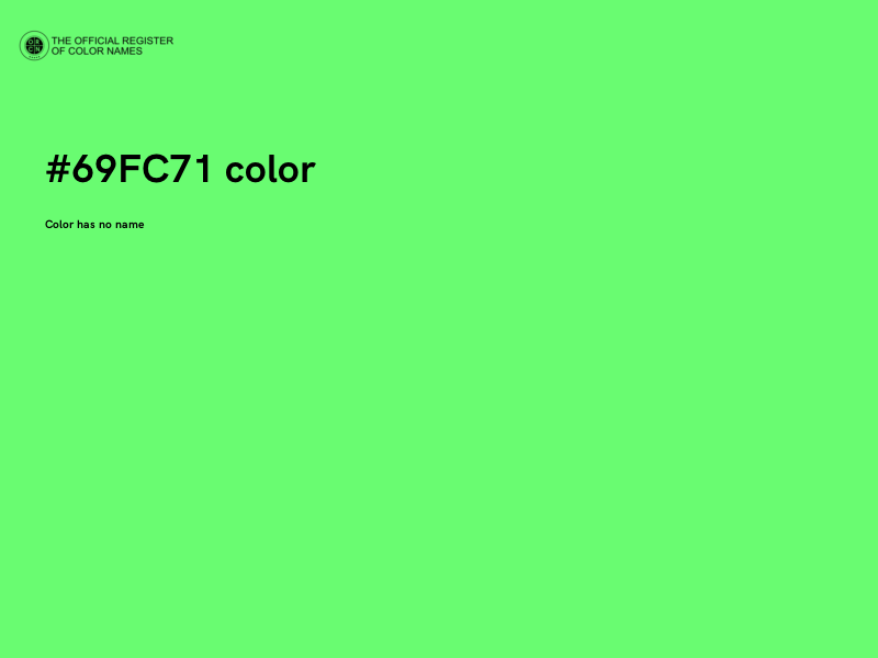 #69FC71 color image
