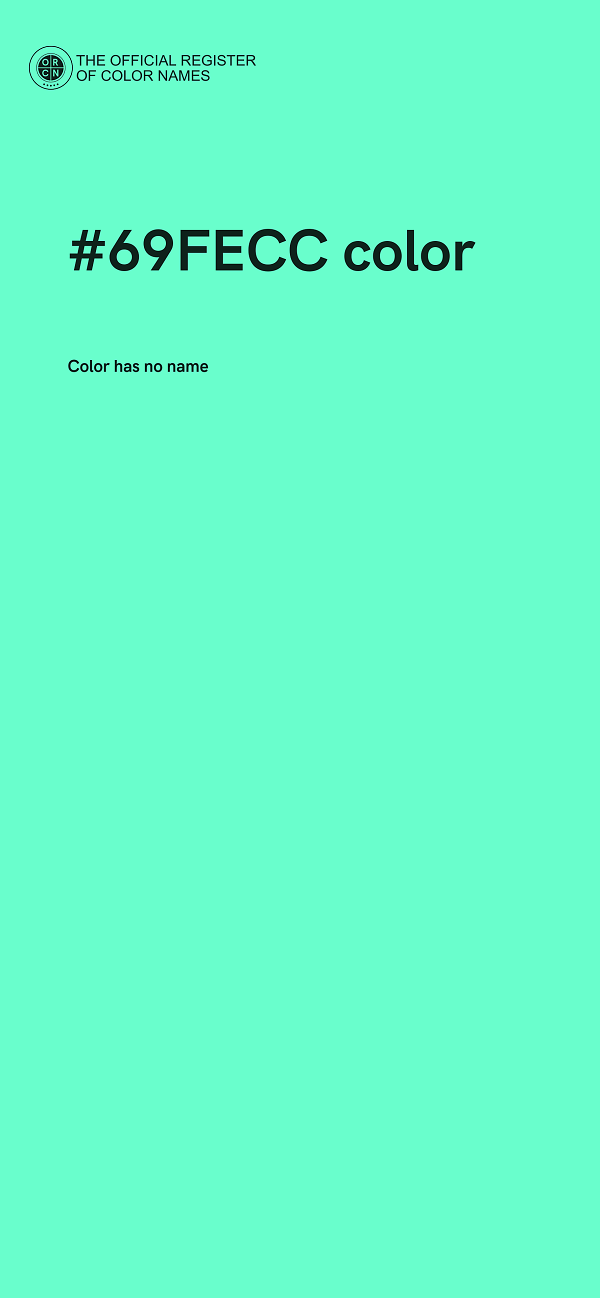 #69FECC color image
