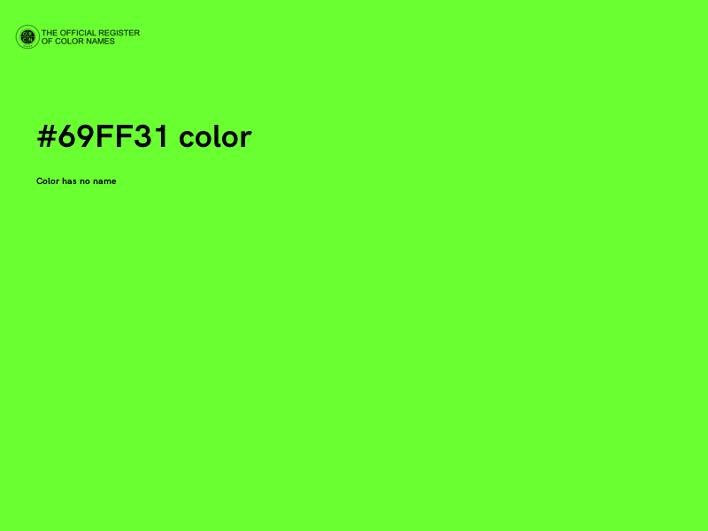 #69FF31 color image