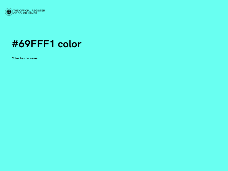 #69FFF1 color image