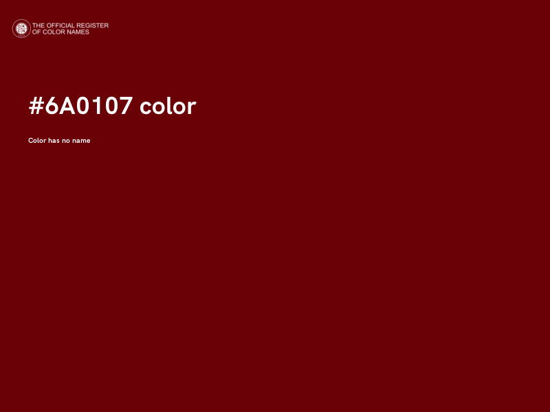 #6A0107 color image