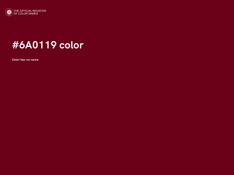 #6A0119 color image