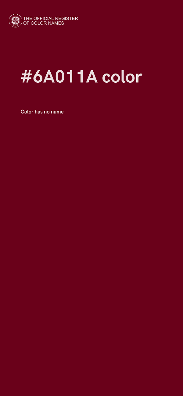 #6A011A color image