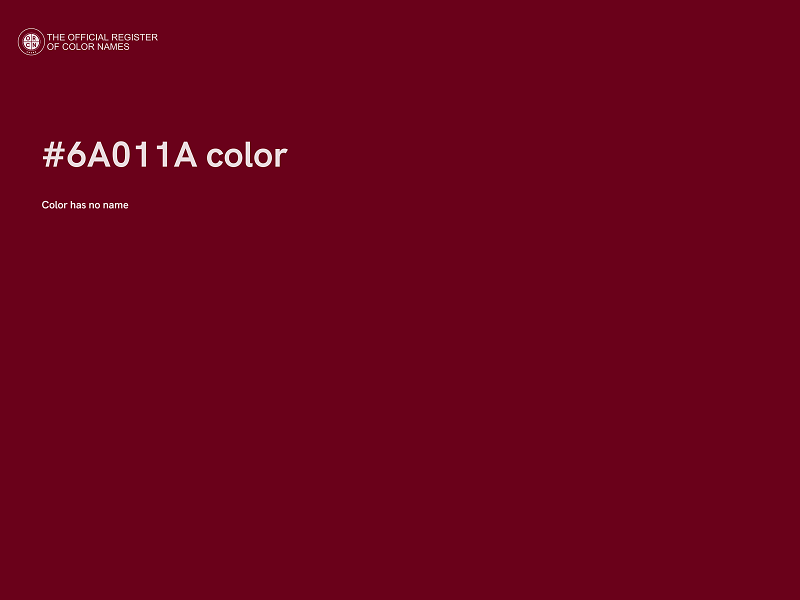 #6A011A color image