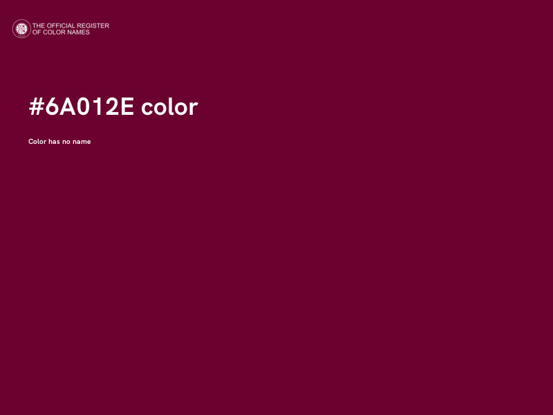 #6A012E color image