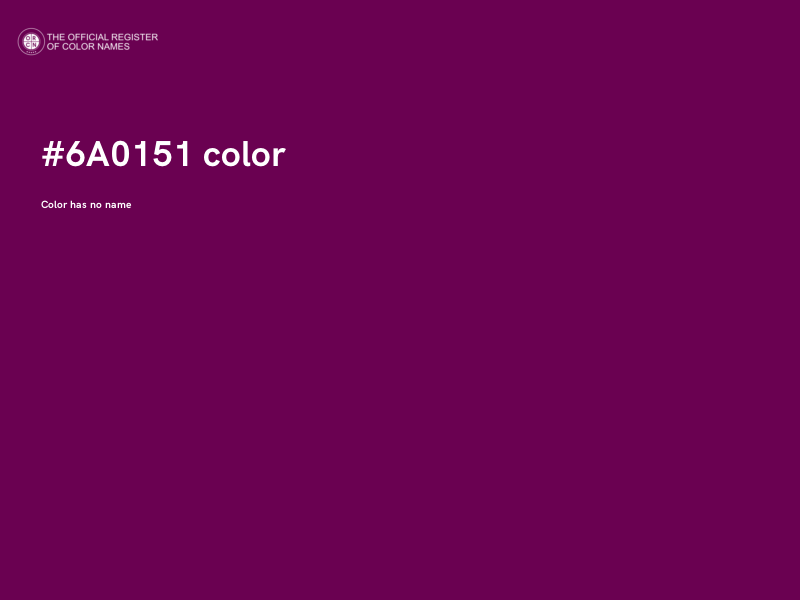 #6A0151 color image