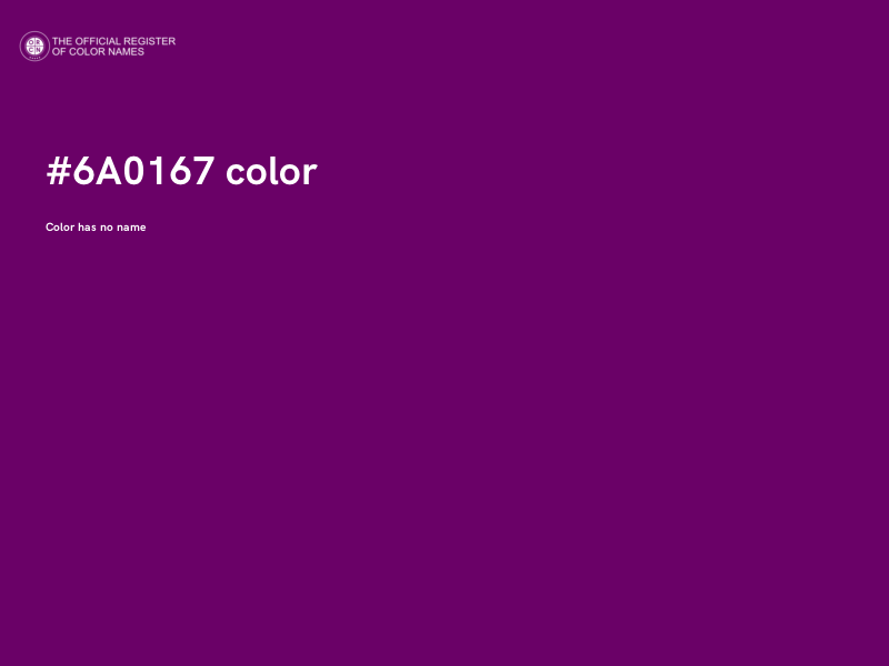#6A0167 color image