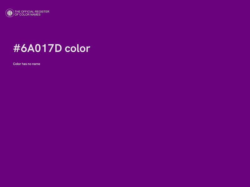 #6A017D color image