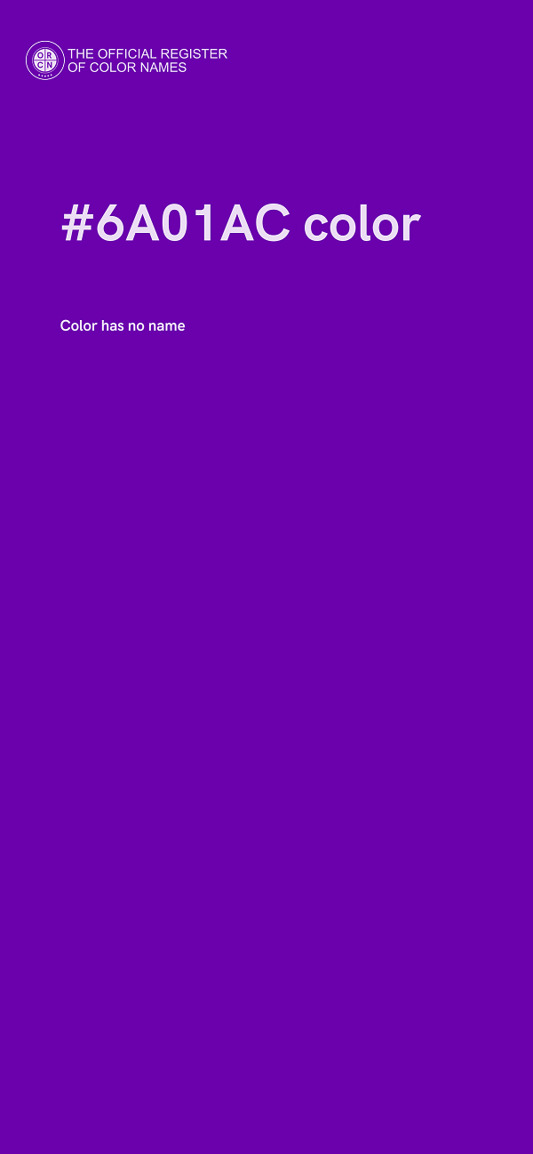 #6A01AC color image