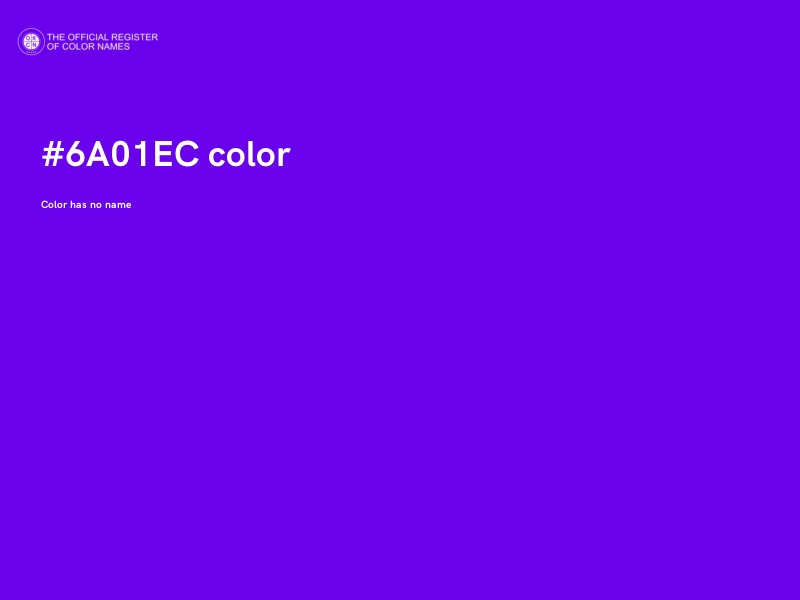 #6A01EC color image