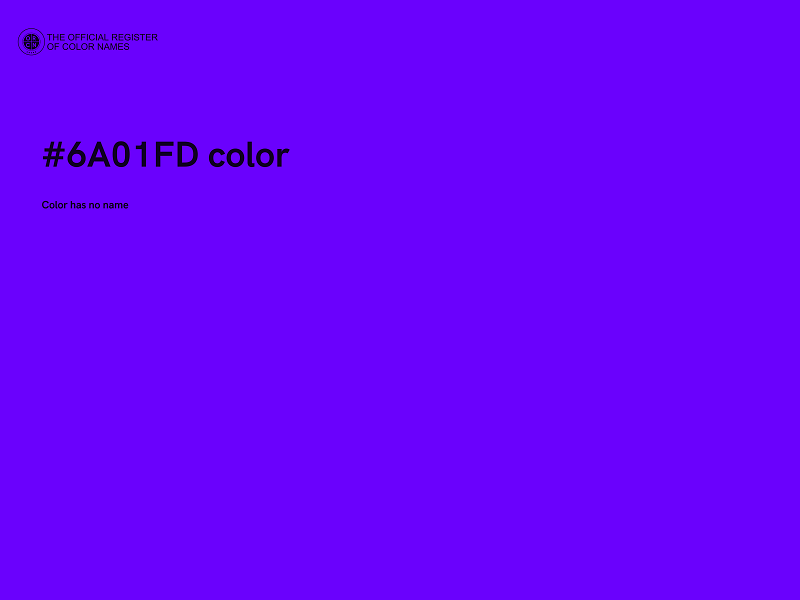 #6A01FD color image