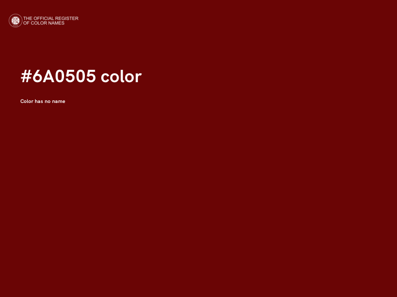 #6A0505 color image