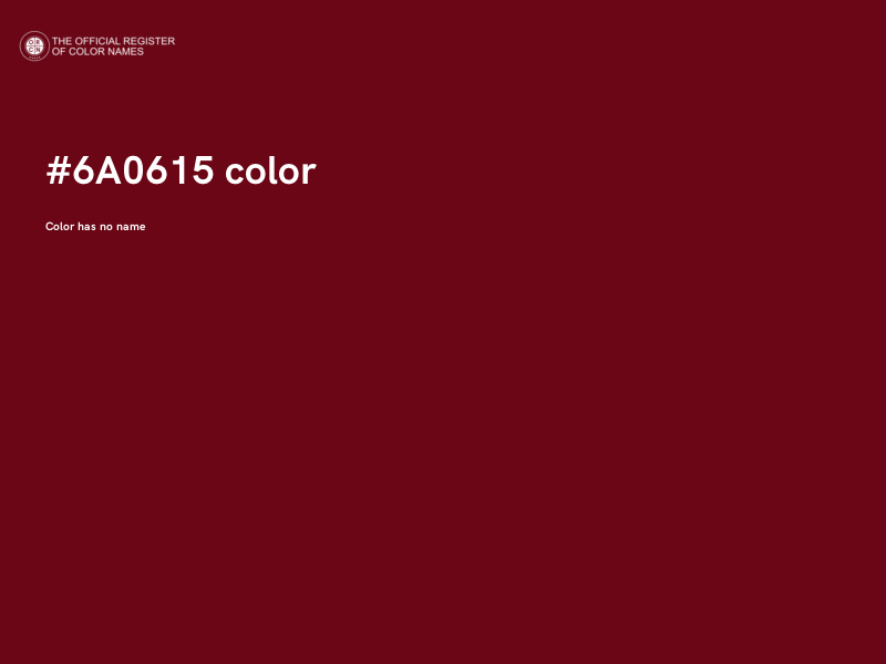 #6A0615 color image