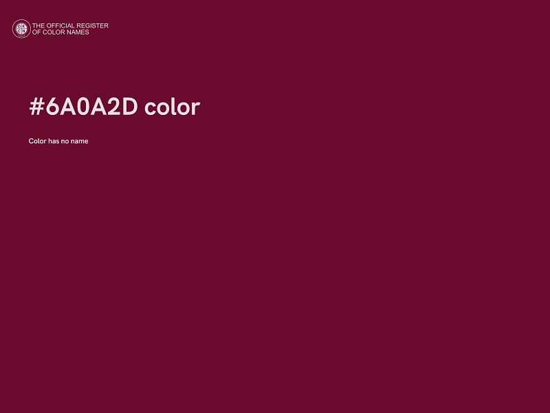 #6A0A2D color image