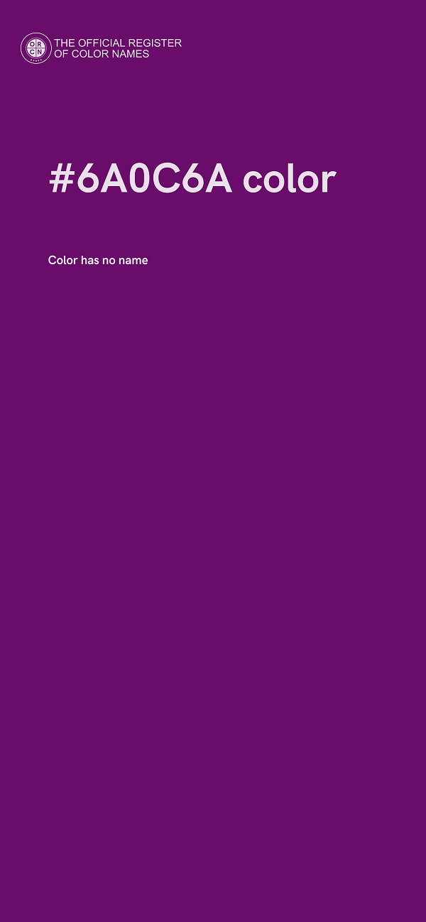 #6A0C6A color image