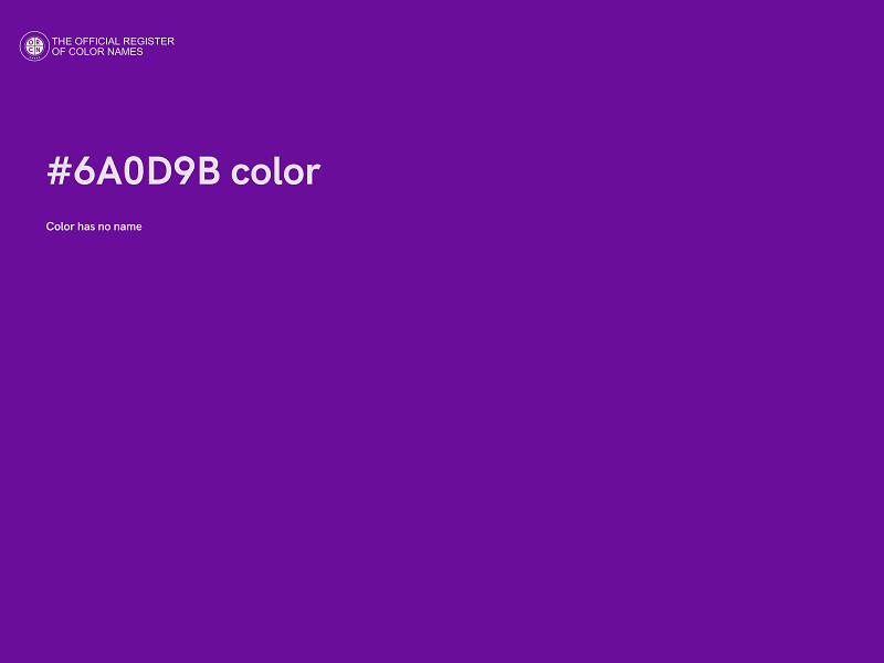 #6A0D9B color image
