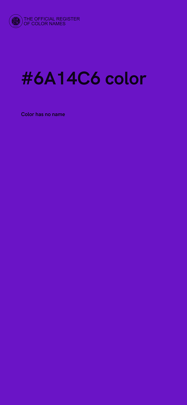 #6A14C6 color image