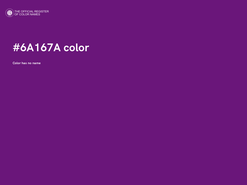 #6A167A color image