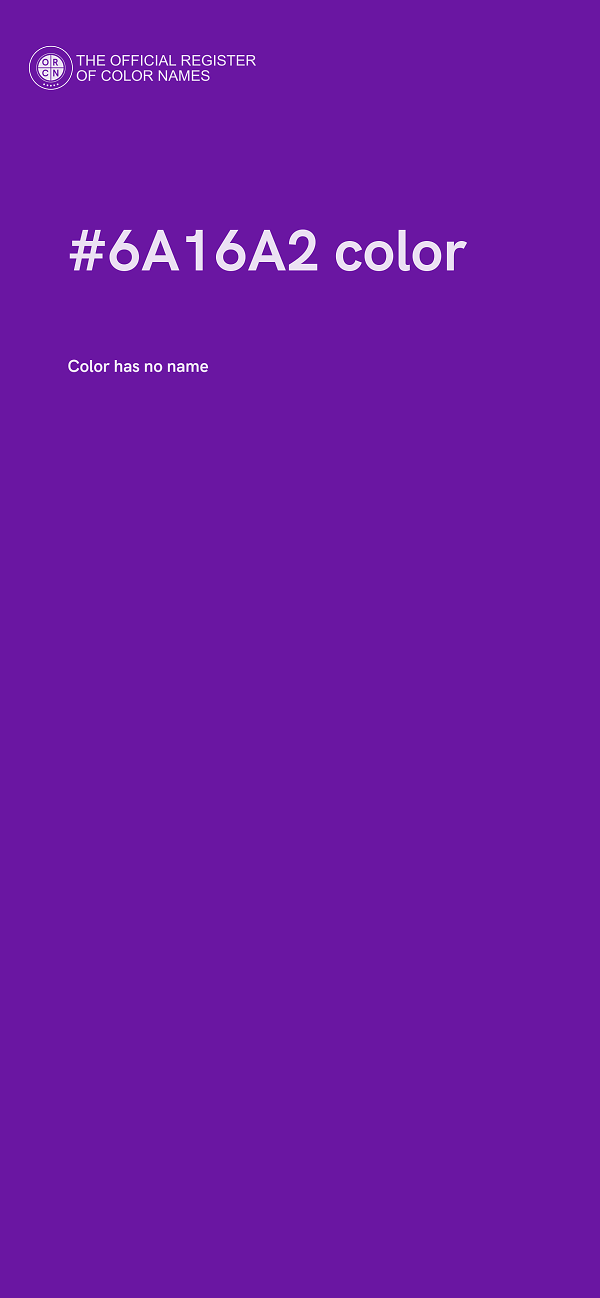 #6A16A2 color image