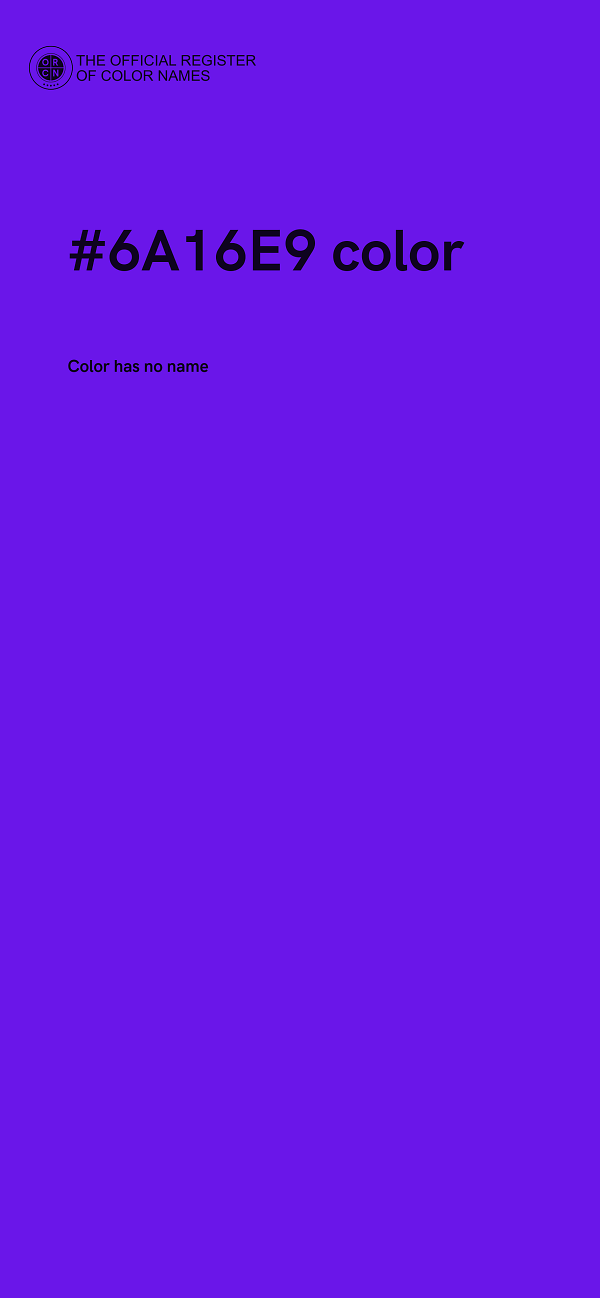 #6A16E9 color image
