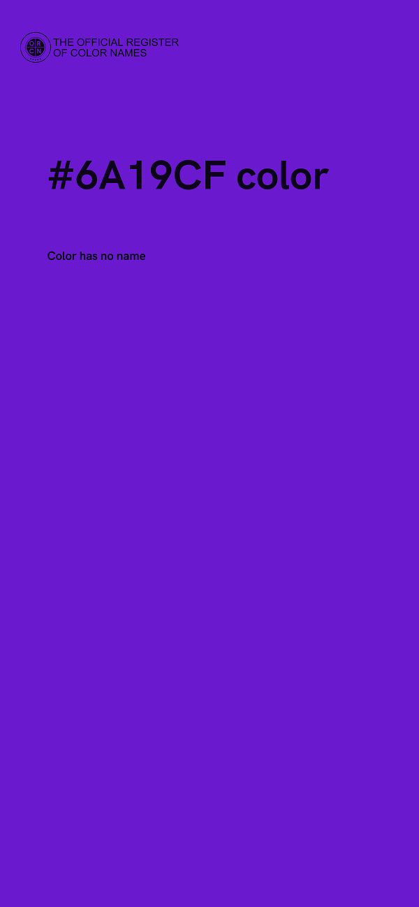 #6A19CF color image