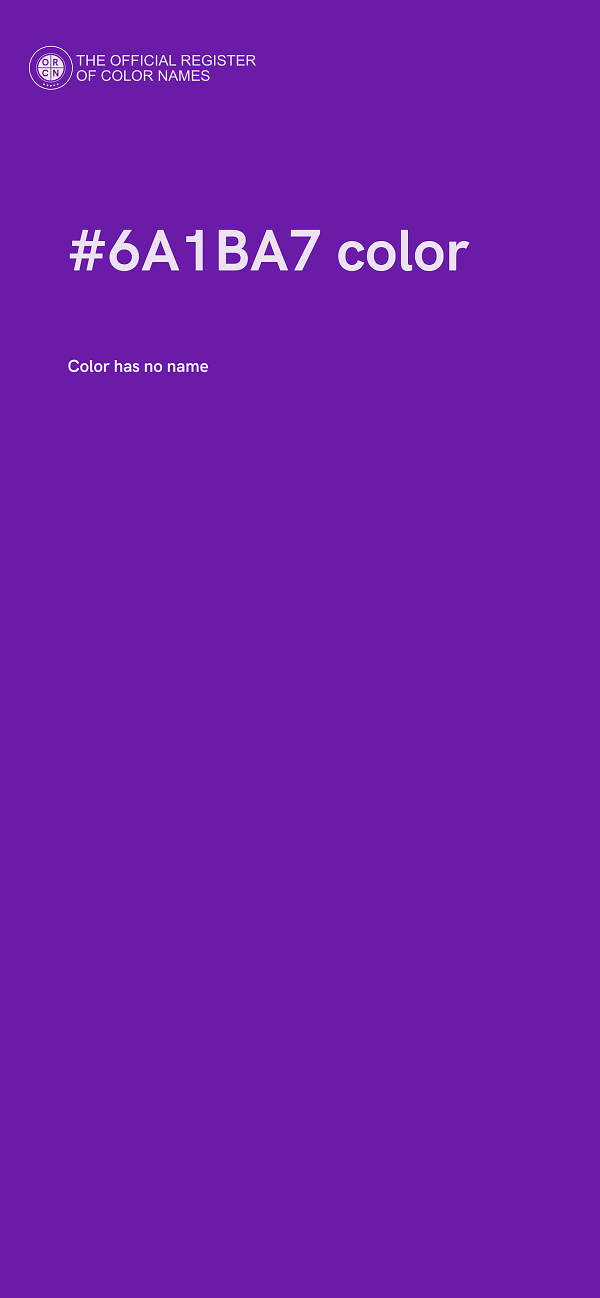 #6A1BA7 color image