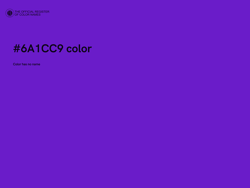 #6A1CC9 color image