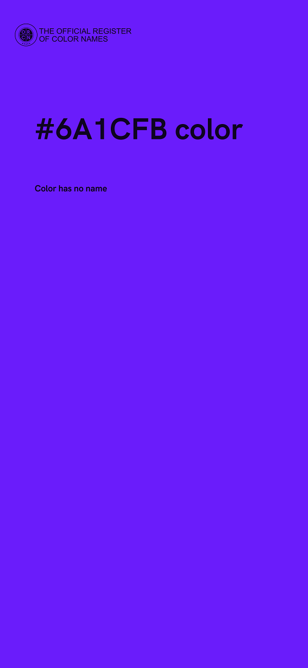 #6A1CFB color image