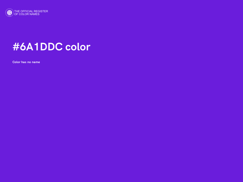 #6A1DDC color image