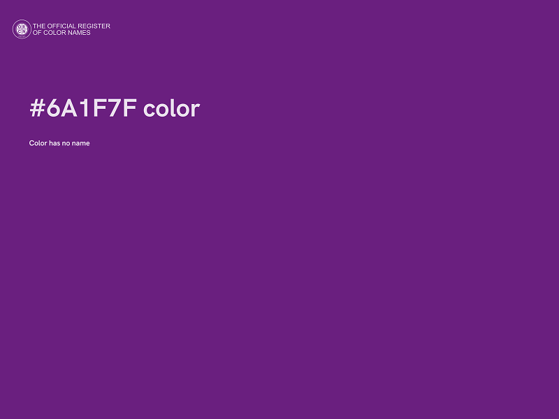 #6A1F7F color image