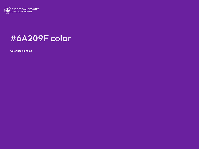 #6A209F color image