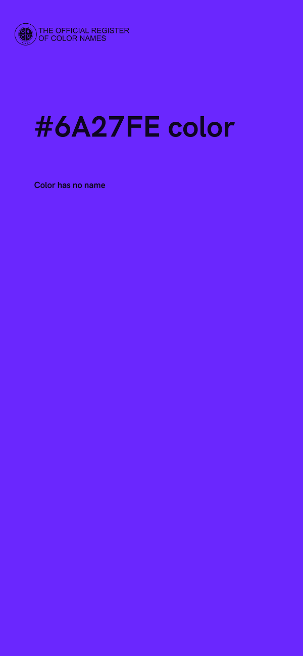 #6A27FE color image