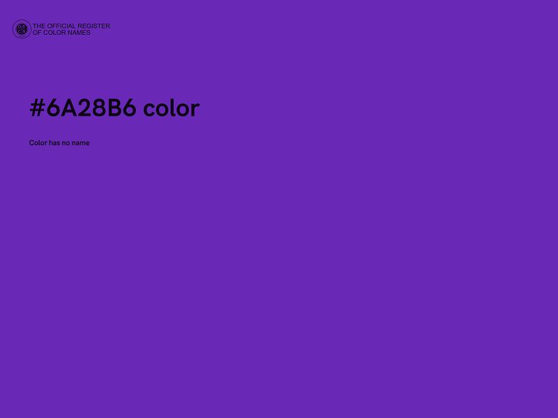 #6A28B6 color image