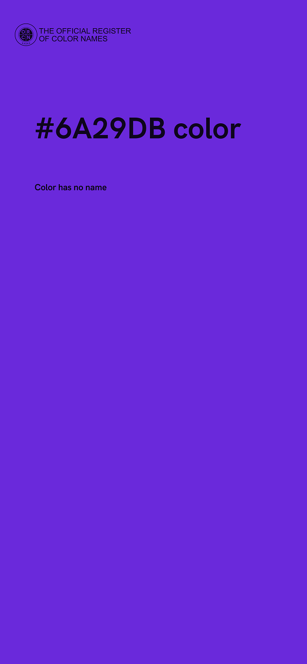 #6A29DB color image