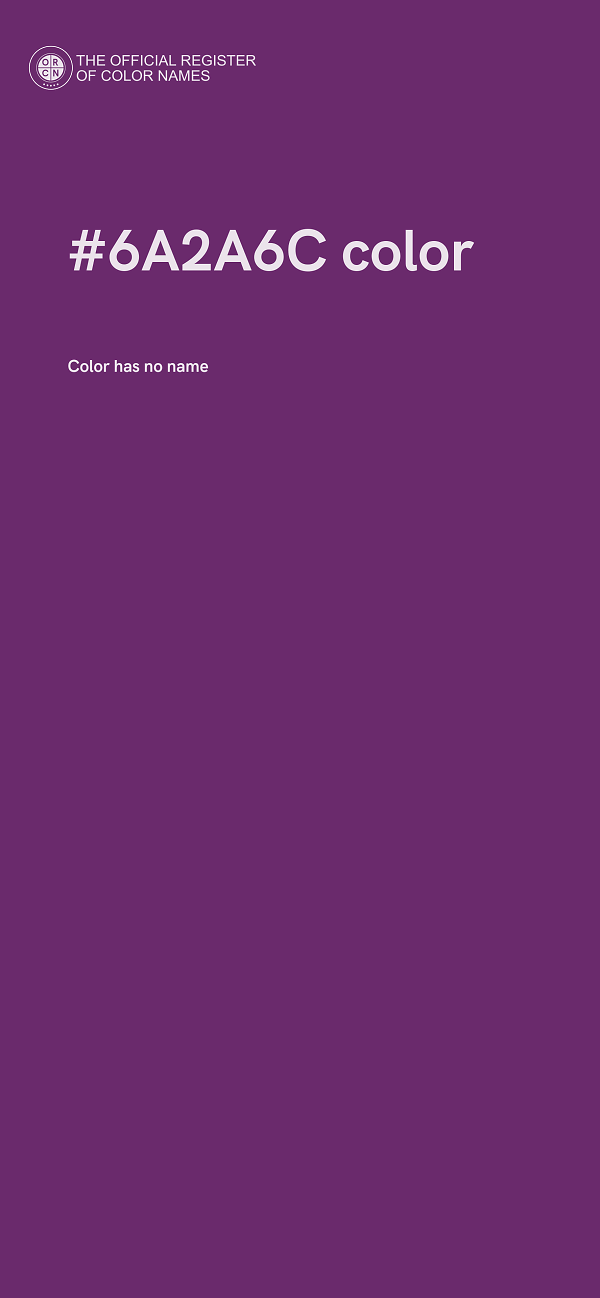 #6A2A6C color image