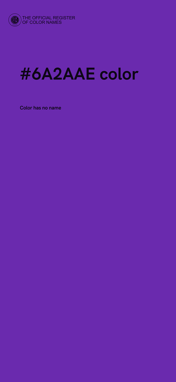 #6A2AAE color image