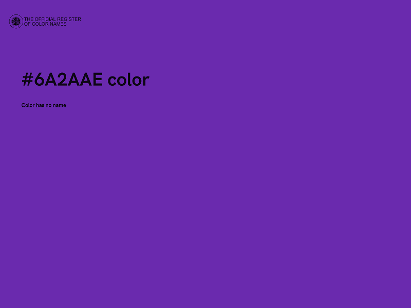 #6A2AAE color image