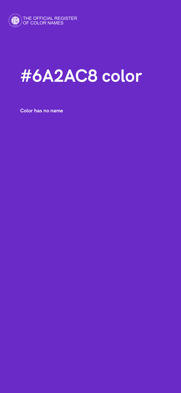 #6A2AC8 color image