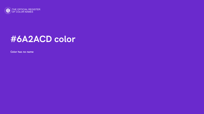 #6A2ACD color image