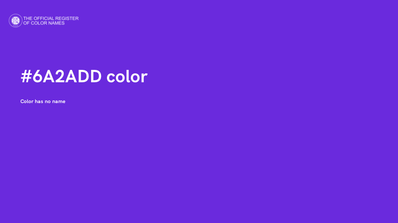 #6A2ADD color image