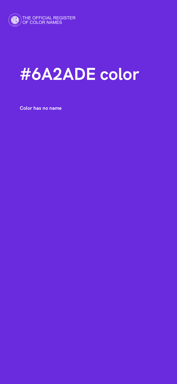 #6A2ADE color image
